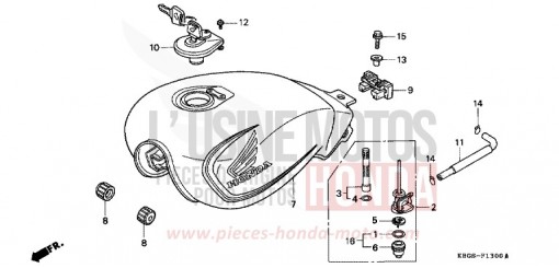 FUEL TANK CB250X de 1999